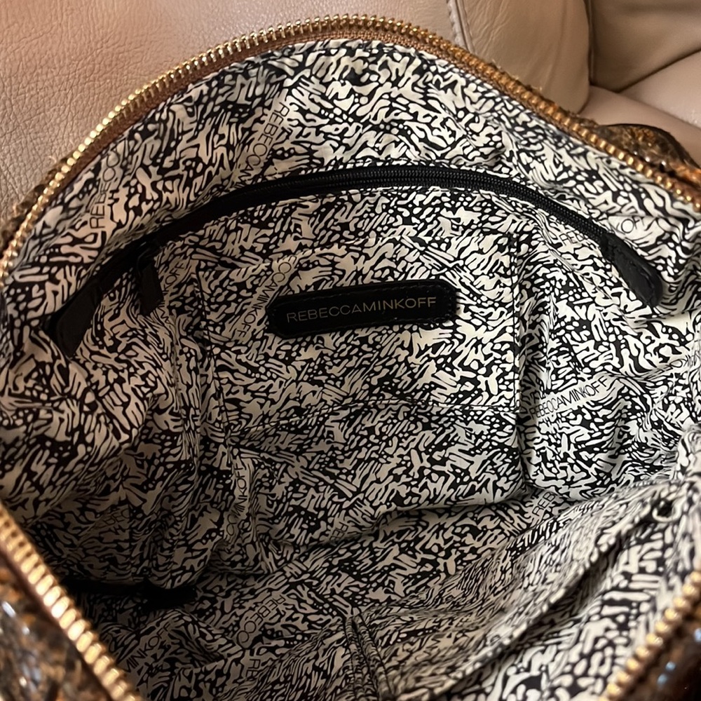 Rebecca Minkoff Leather Python Convertible Bag - Picture 11 of 16